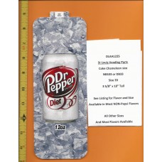 Large Coke Size Chameleon Soda Flavor Strip Dr Pepper Diet 12oz CAN